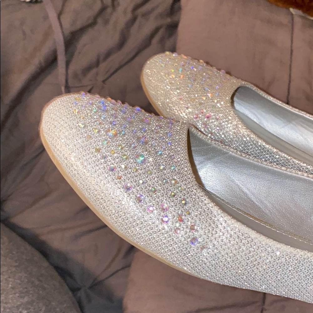 Sparkly flats